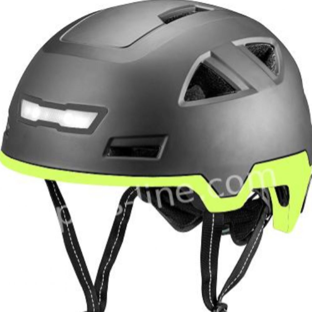 E-CITY Noir Mat Jaune Fluo