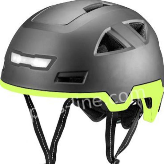 E-CITY Noir Mat Jaune Fluo