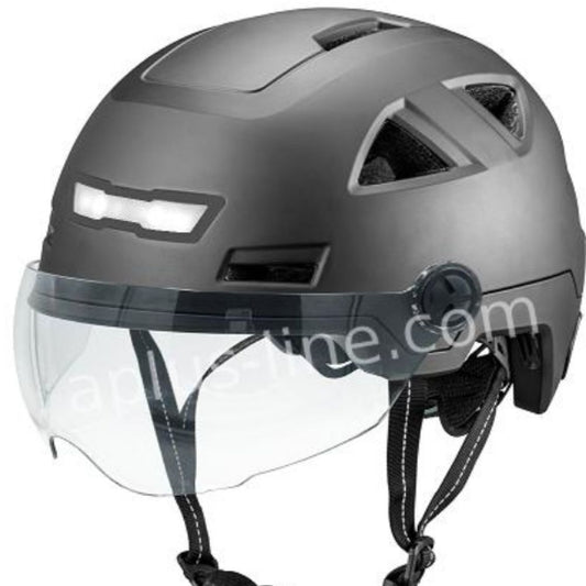 E-LIGHT avec visière Noir Mat