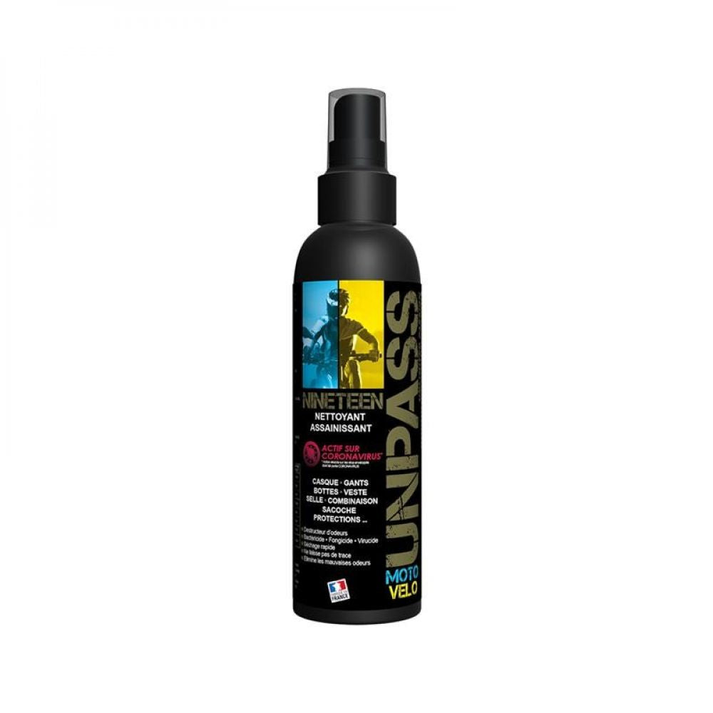 Nettoyant Desinfectant  200 ml Casque et Bottes UNPASS