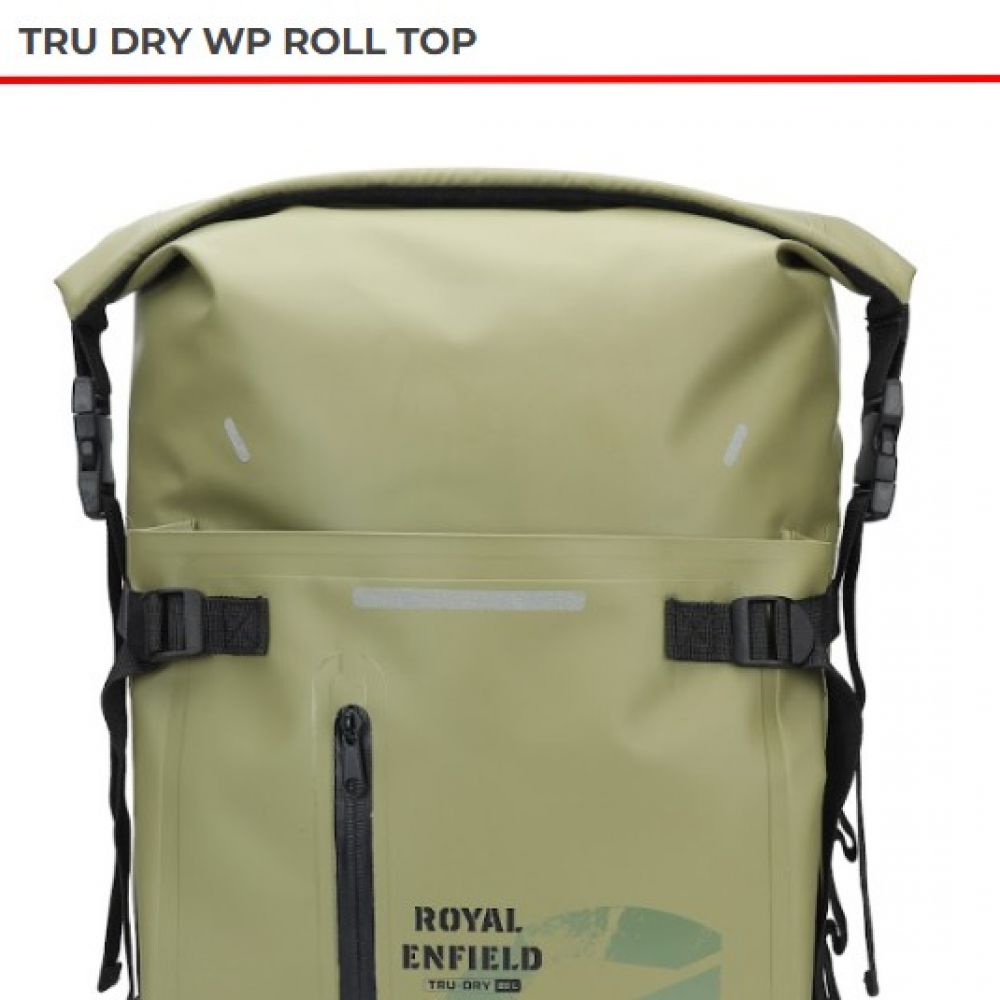 Sac Roll Top Vert - 25L Royal Enfield